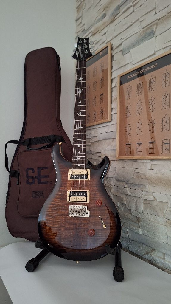 Gitara Elektryczna PRS SE Custom 24 Black Goldbuster