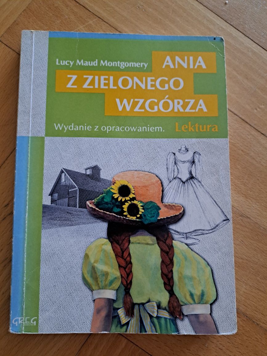 Ksiazka Ania z Zielonego Wzgorza lektura z opracowaniem