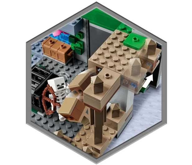LEGO Minecraft 21189 Loch szkieletów + torba papierowa GRATIS