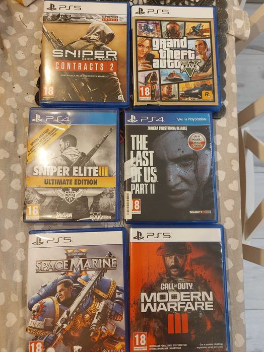 Sprzedam Gry Ps 4 i Ps 5