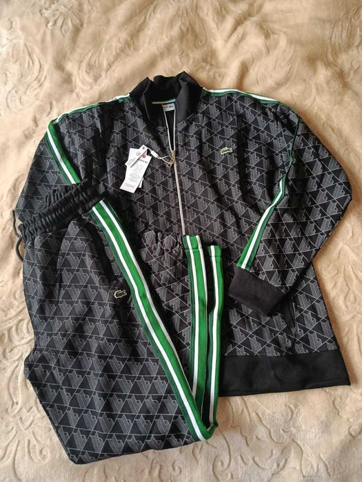 Komplet dresowy Lacoste Monogram - kolor czarny, rozmiar L