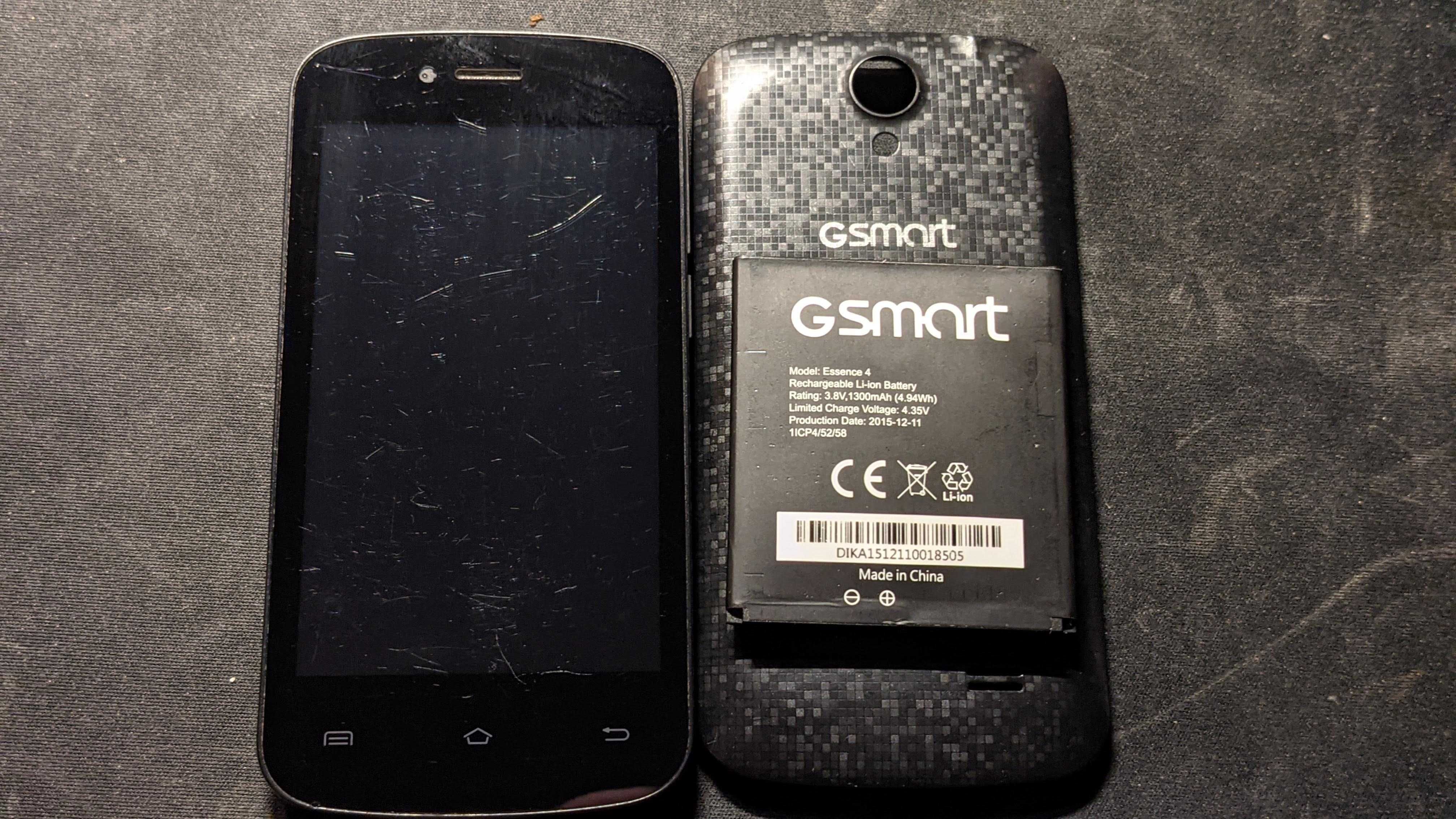 Смартфон Gigabyte GSmart Essence 4 Black (2SIM)