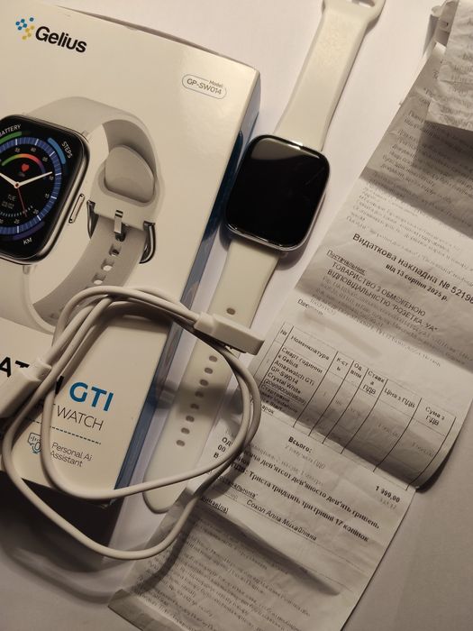 Смарт-годинник Gelius Amazwatch GTi GP-SW014 Crystal White