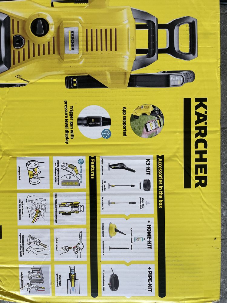 Nowa myjka cisnieniowa Karcher K 3 POWER CONTROL HOME & PIPE