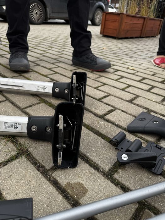 Bagażnik dachowy thule + mocowanie na rowery