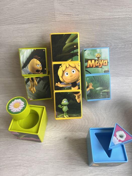 Кубики пазлы сортер 3в1 от мес12+