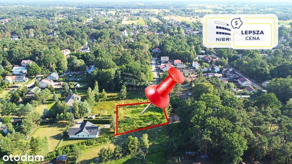 Urokliwa działka w Ostrówku, gm. Klembów