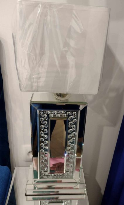 Glamour lampka nocna z lustra home end you
