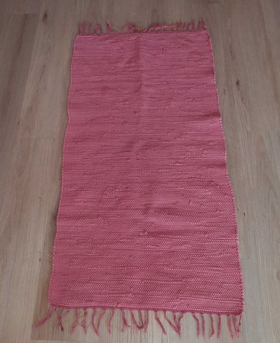 Tapetes 100% Algodão Cor Tijolo 60x120cm