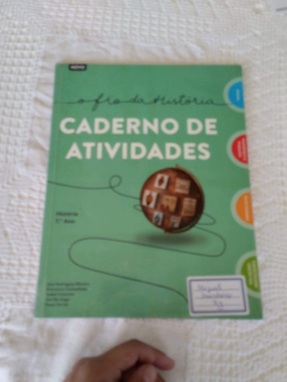 Livro de fichas de história