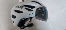 .Kask na hulajnogę rower szosowy z goglami