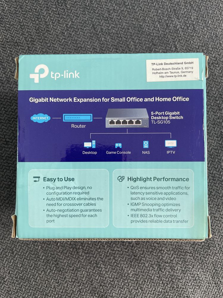 Tp-Link 5 Port Gigabit Switch