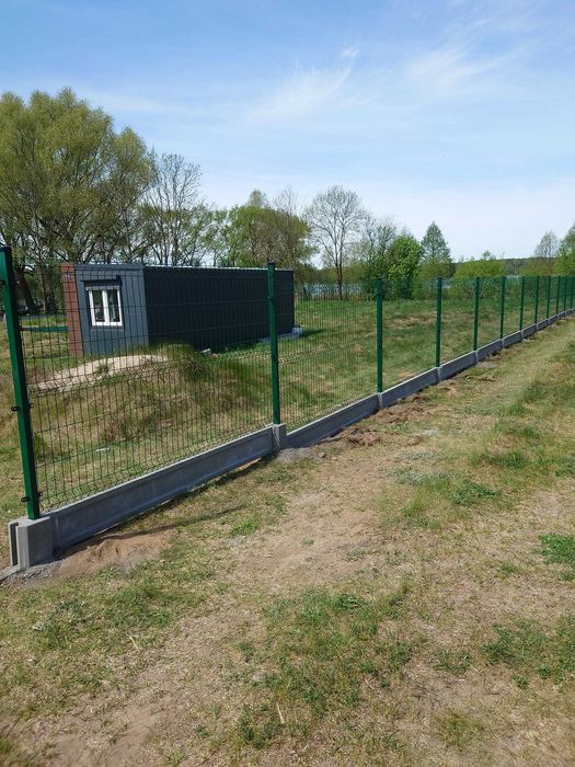 Ogrodzenia panelowe panele słupki brama furtka płot palety