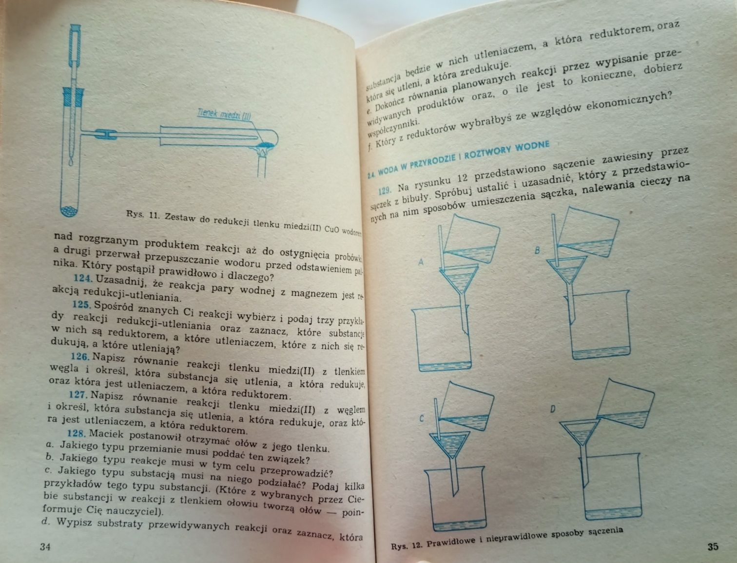 Zbiór zadań z chemii kl.7 i 8 1988 r.