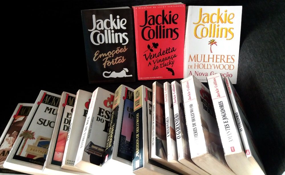 Lote 16 livros de Jackie Collins