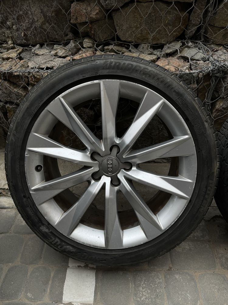 Диски Audi R19 с резиной Bridgestone 255/40R19