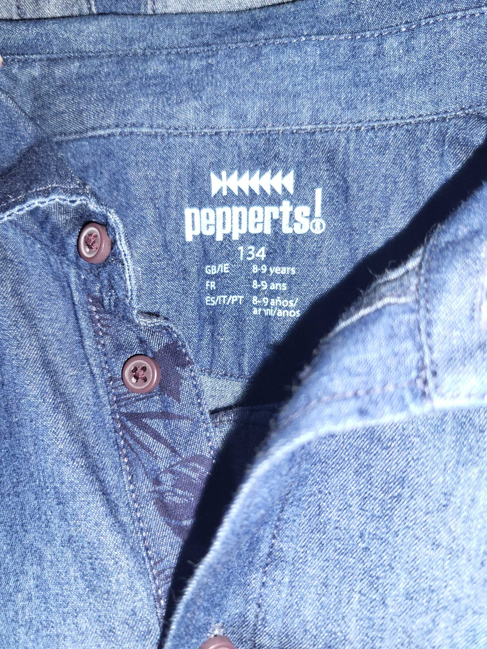 Джинсова сорочка Pepperts джинси Palomino C&A на хлопчика в ідеалі