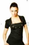 Czarna bluzka guess srebrna nitka 36 38 s m elegancka