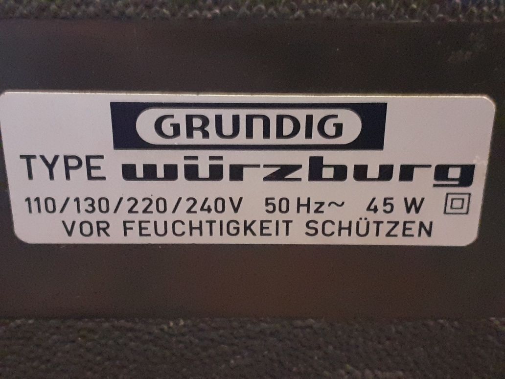 Magnetofon szpulowy grundig WURZBURG