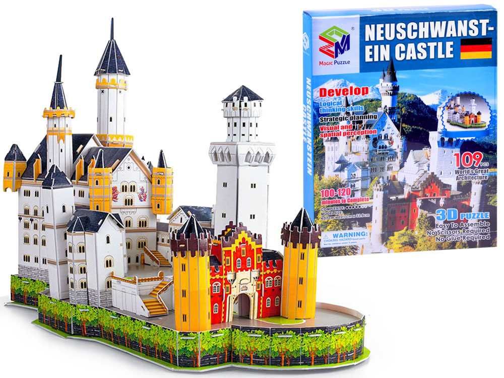 Puzzle 3D Zamek NEUSCHWANSTEIN 109 el. ZPU3018