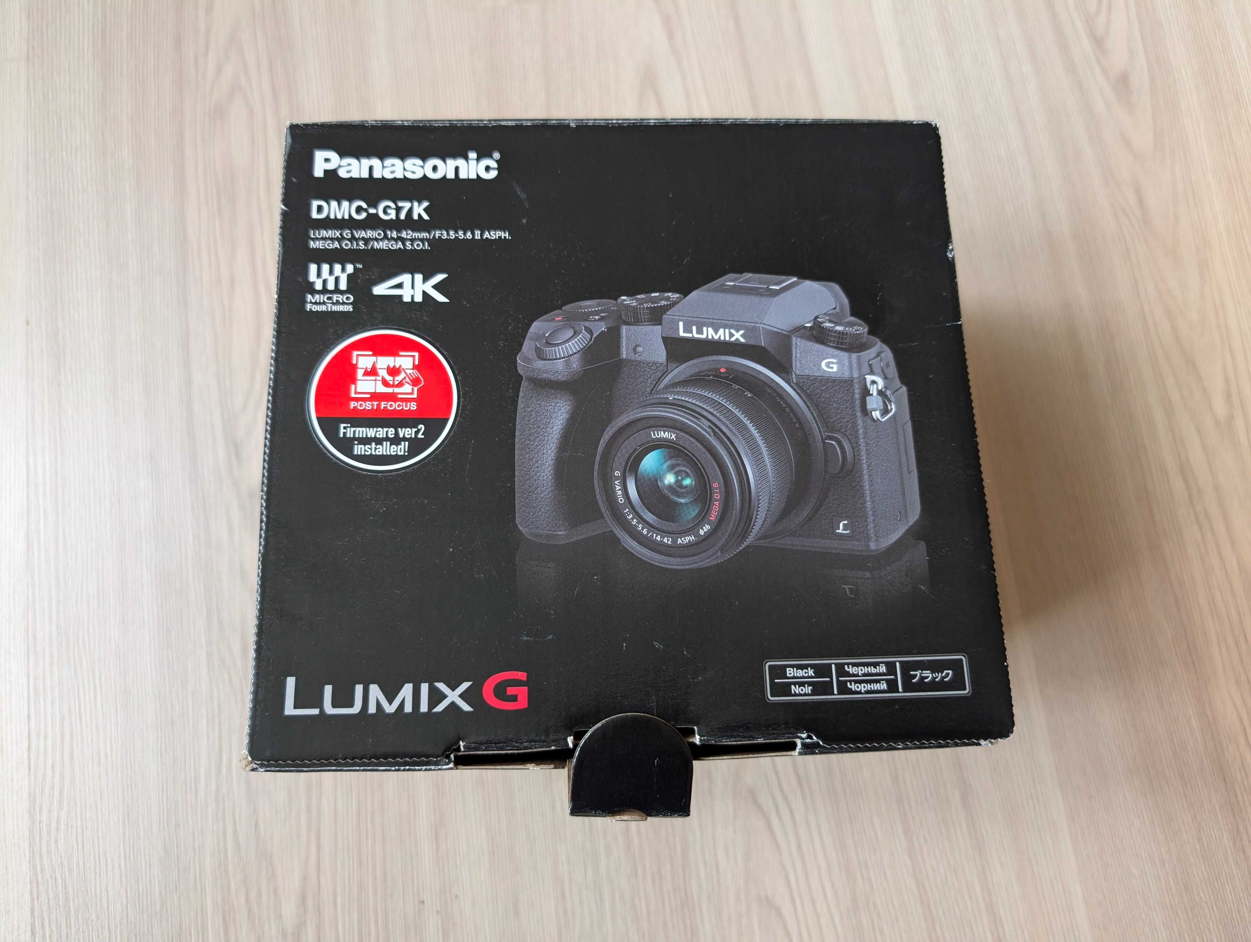 Lumix G7 Stan IGŁA (migawka 306 zdjęć) | Zestaw MAX + Grip, Mikrofon
