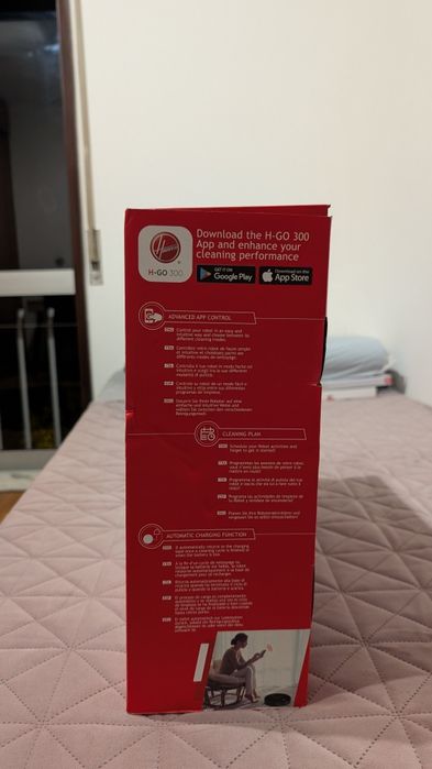 Aspirador Robô Hoover H-GO 300 Hydro Pro