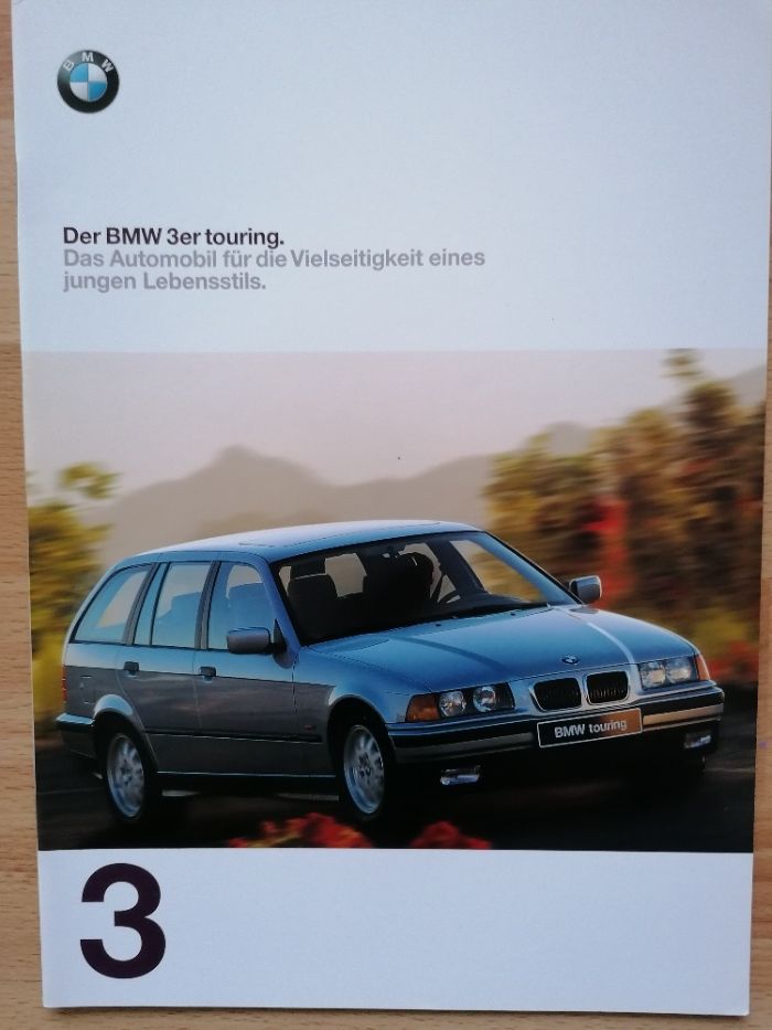 Prospekt BMW 3 E36 Touring 316i 318i 320i 323i 328i 318tds 325tds.