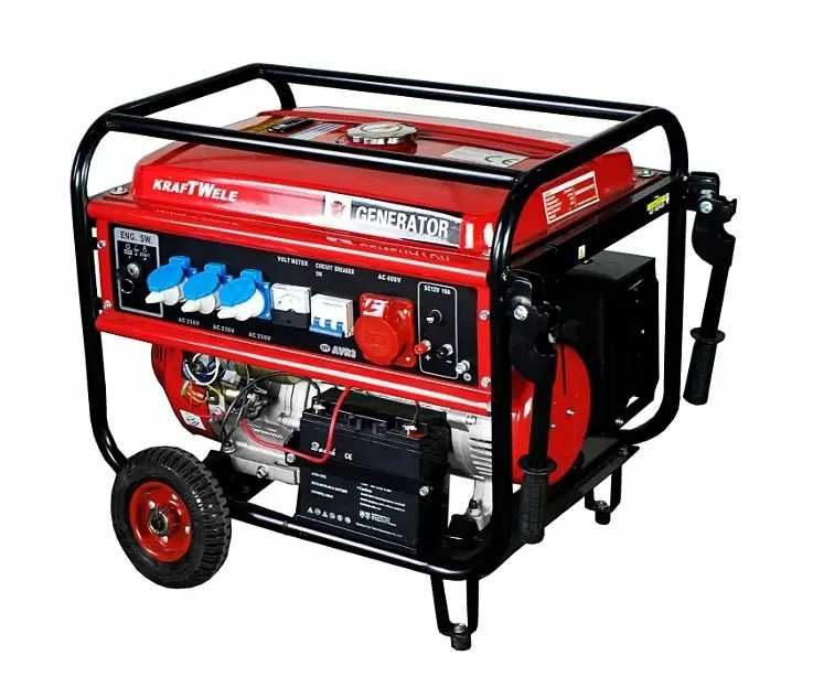 Генератор бензиновий  KrafT Wele kw 6500 на 5.5кВт. 80кг.