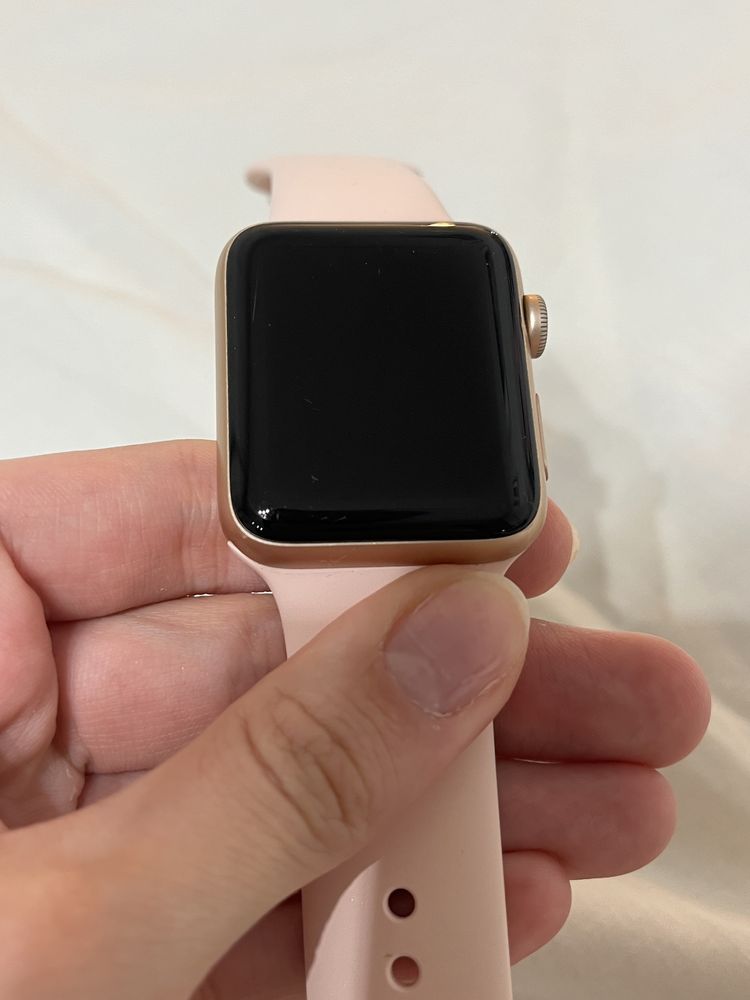 Apple watch różowy series 3 42 mm