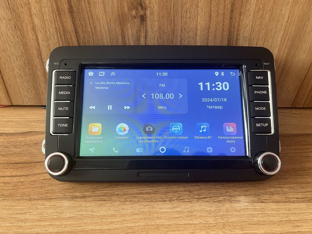 Android магнітола мультимедія Carplay для VW Volkswagen Skoda 2/32 GB