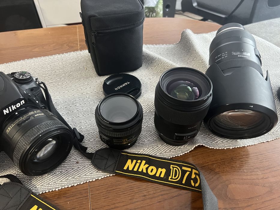 Nikon d750 + do dokupienia obiektywy