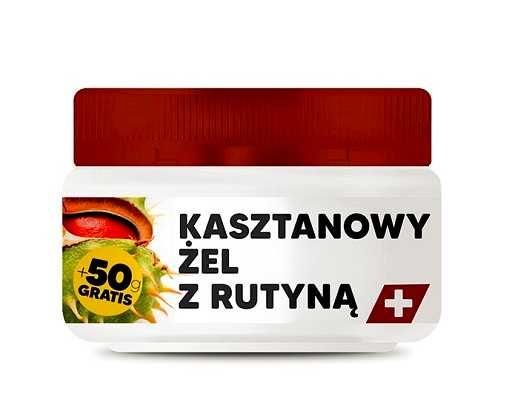 Kasztanowy Żel z rutyną 350 g +50g gratis żylaki, nogi