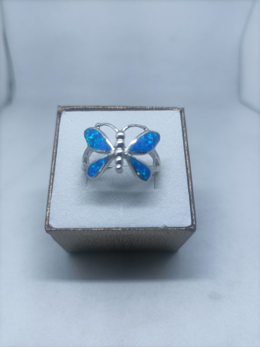 Srebrny pierścionek motyl srebro 925 rozmiar 19