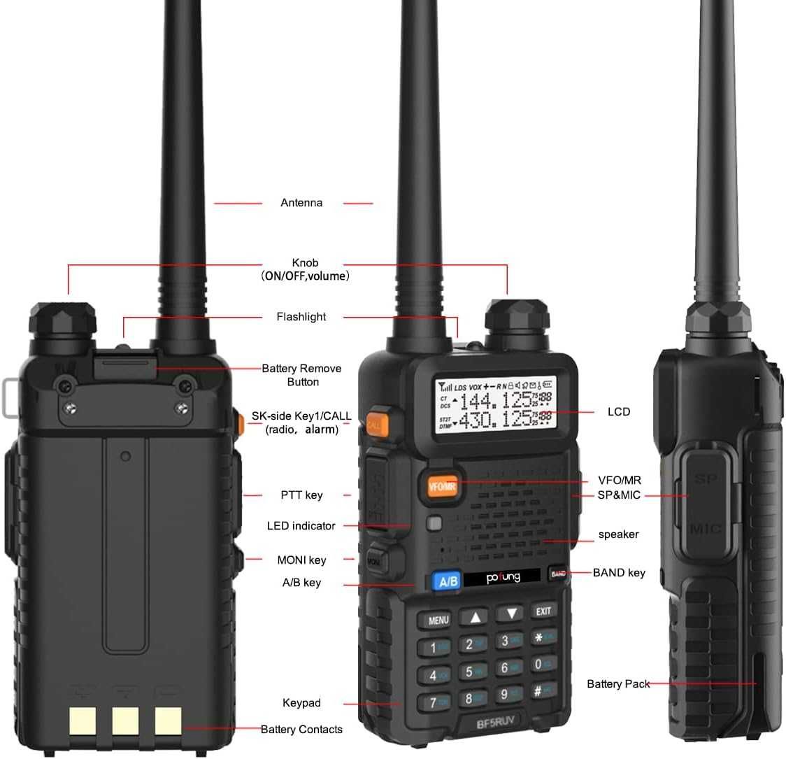 Radio Walkie Talkies POFUNG BF5RUV.