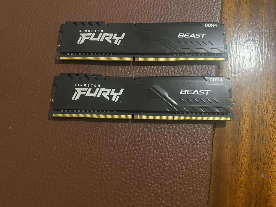 Kingston FURY 16GB (2x8GB) DDR4, 3200MHz CL16 Beast Black
