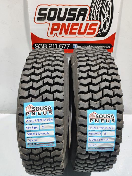 2 pneus nortenha 195-70R15 C - Oferta dos Portes