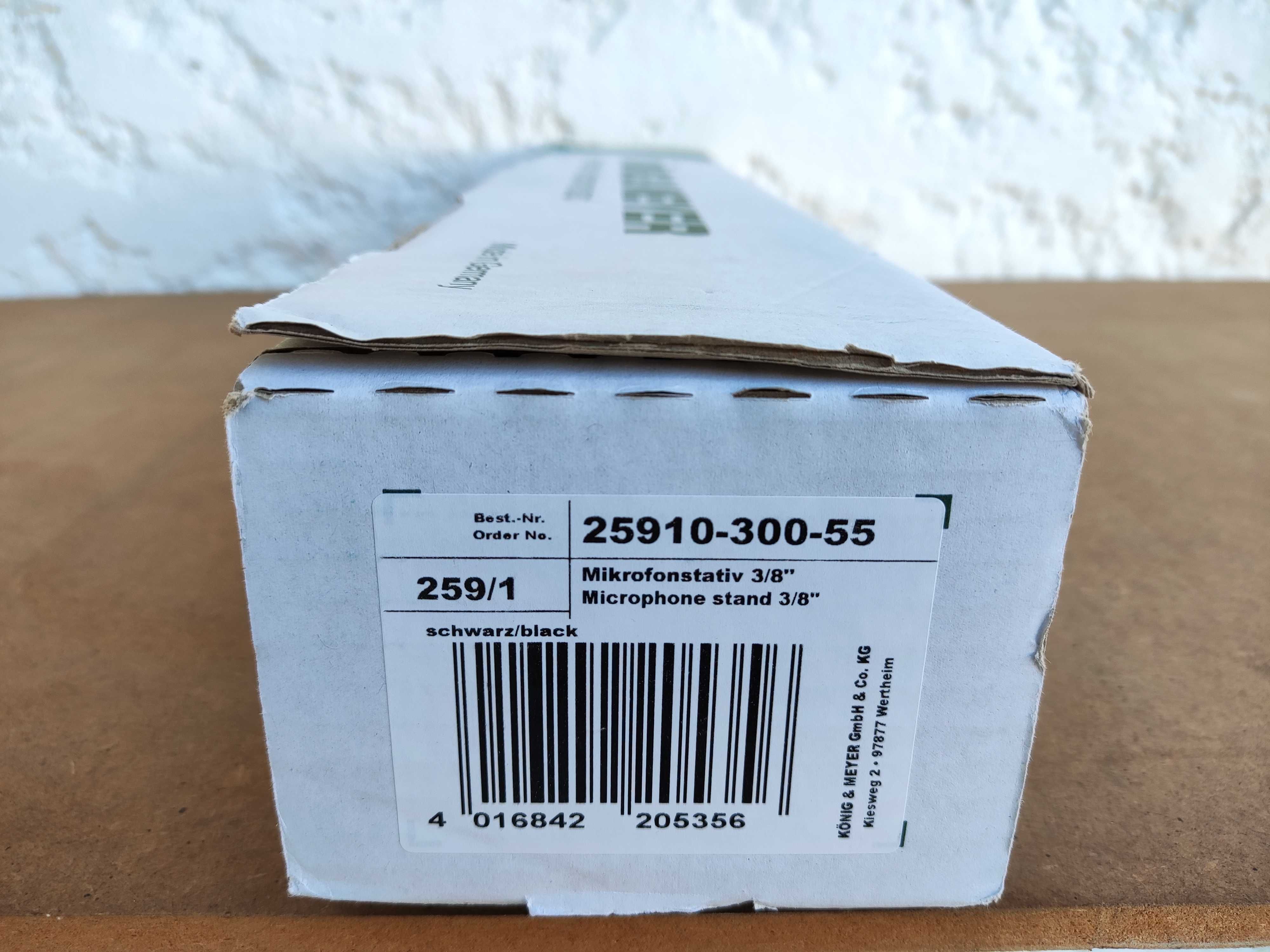 Suporte Microfone K&M 259/1  NOVO