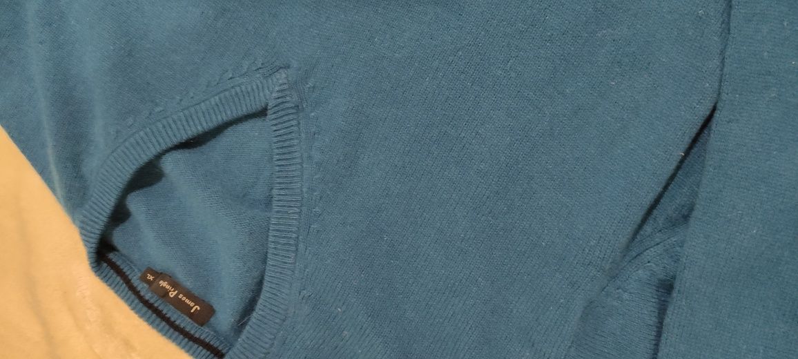 Shetland XL Sweter  XL wełna XXL męski wełna XXL shetland XXL