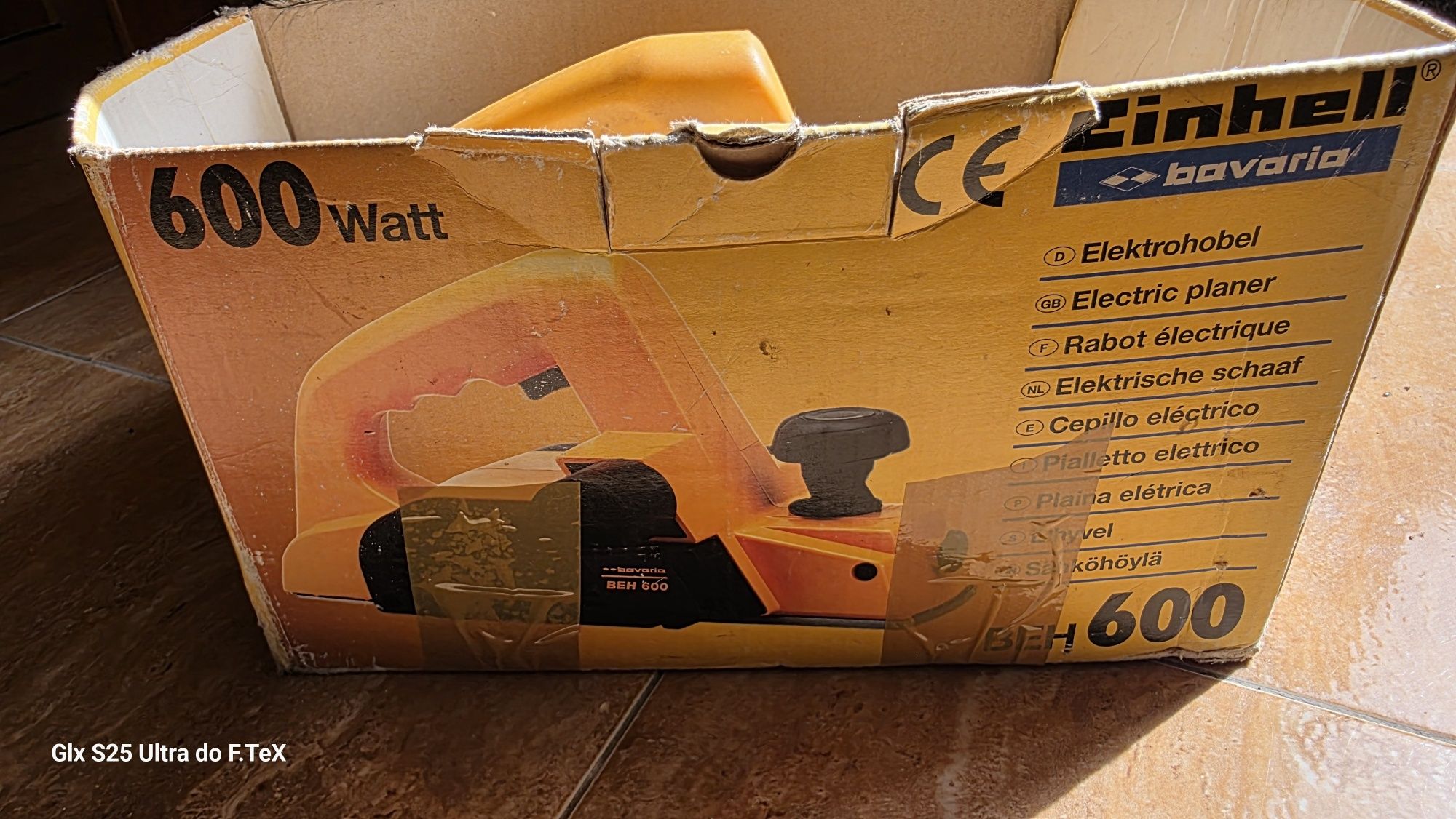 Plaina eletrica beh 600w bom estado