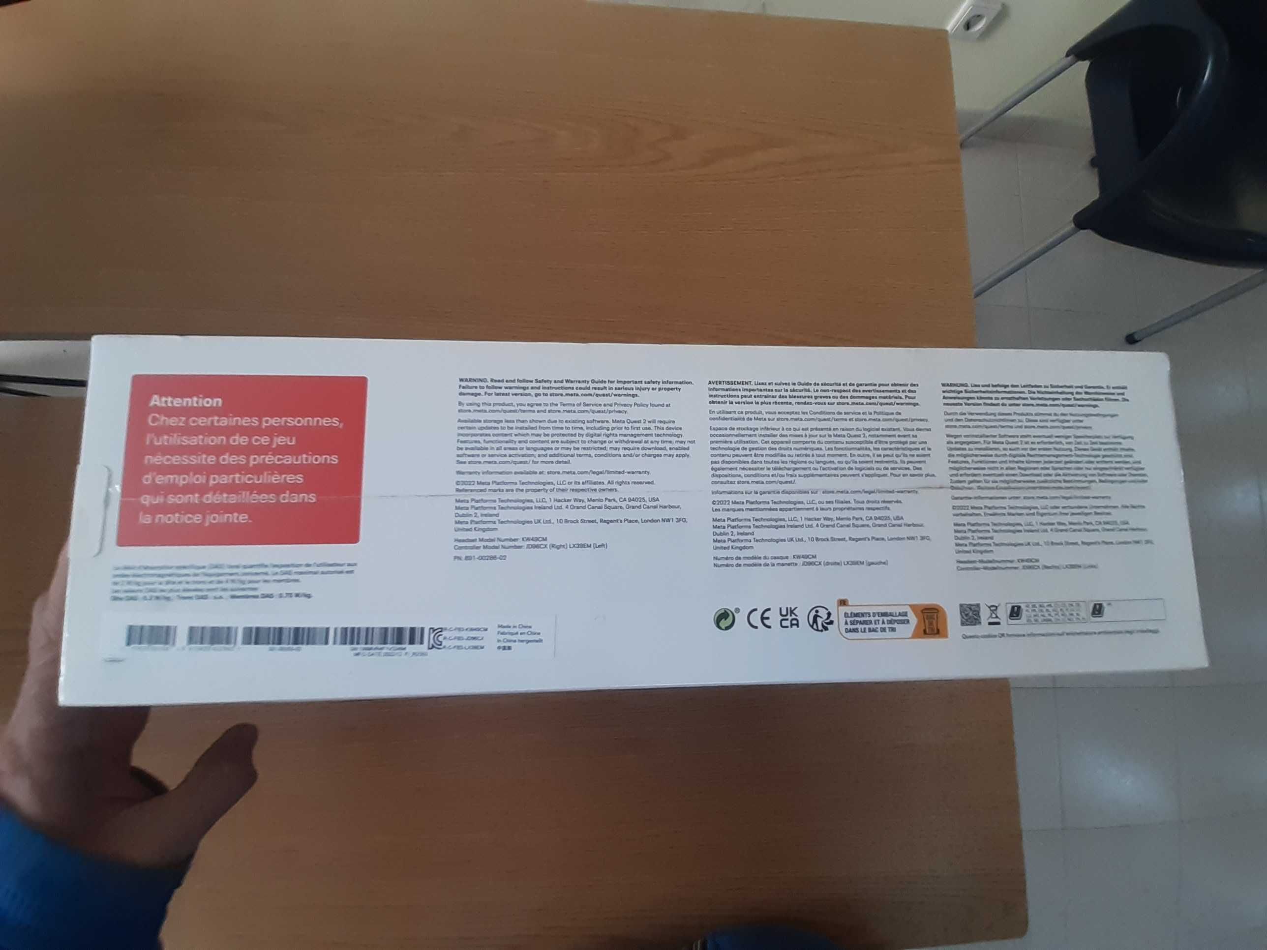 Óculos de realidade virtual Meta Quest 2 256GB Novos a estrear