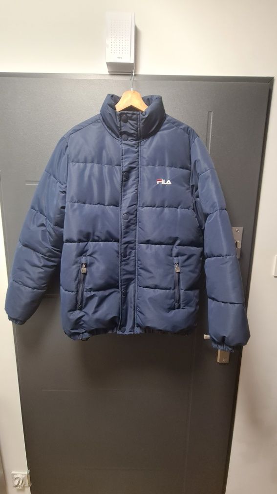 FILA granatowa kurtka zimowa rozmiar M
