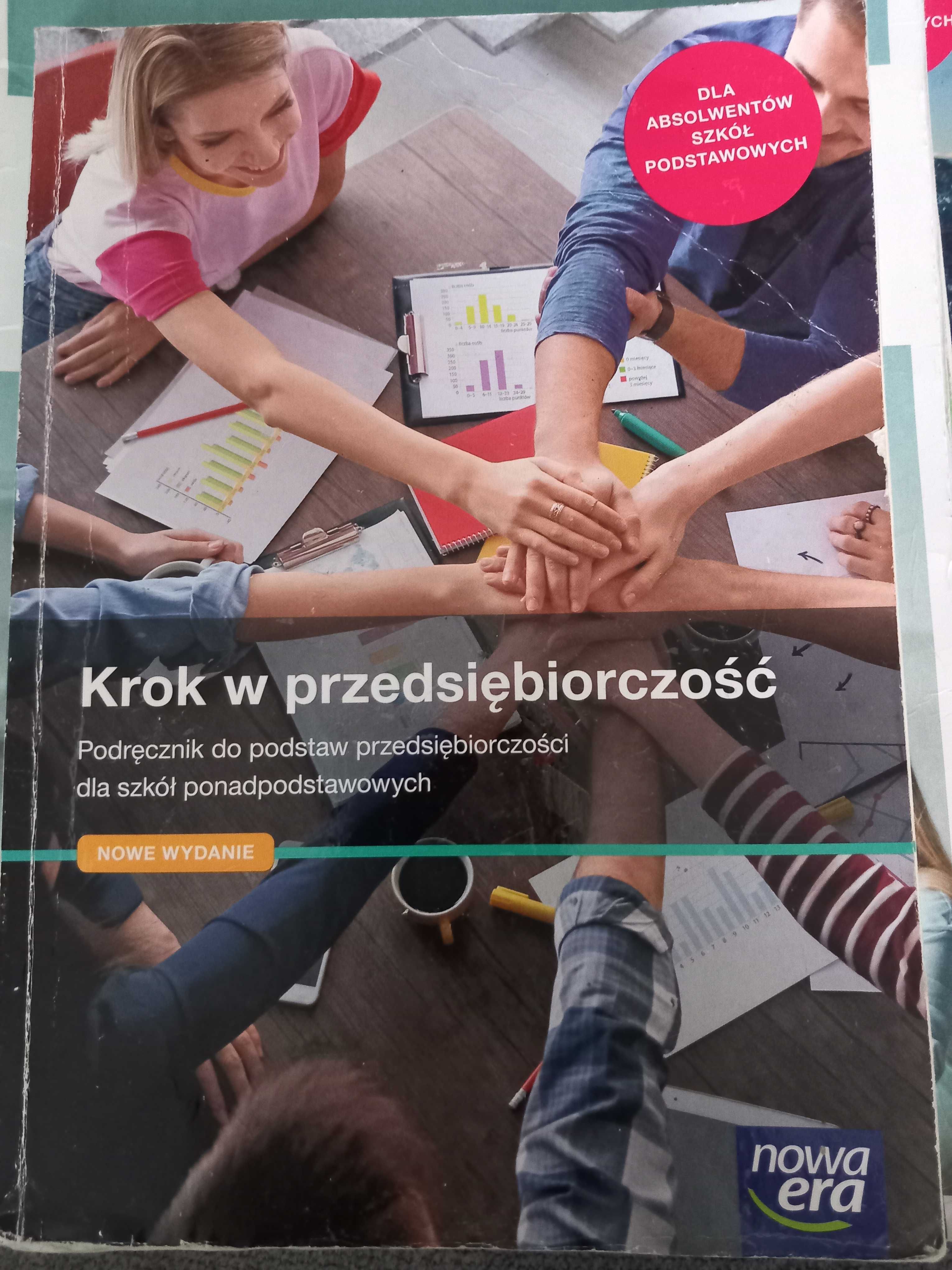Książka podręcznik Krok w przedsiębiorczość