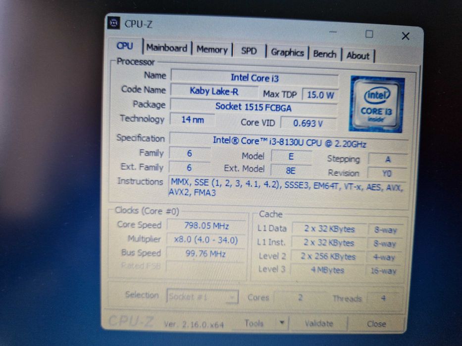 Intel i3 16GB Ram Windows 11PRO + druga nowa bateria