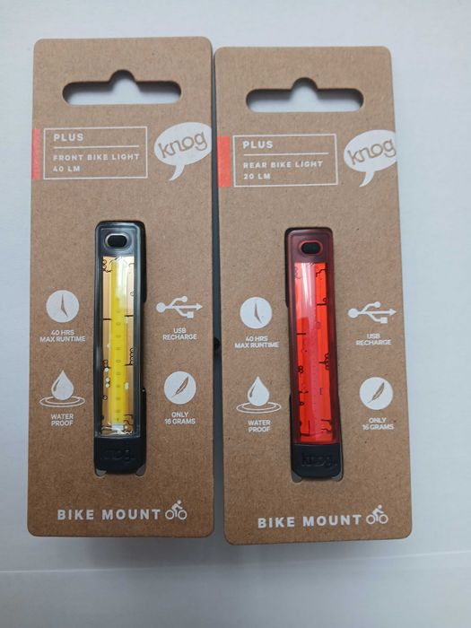 Zestaw lampek Knog plus Twinpack przód i tył*nowe i oryginalne