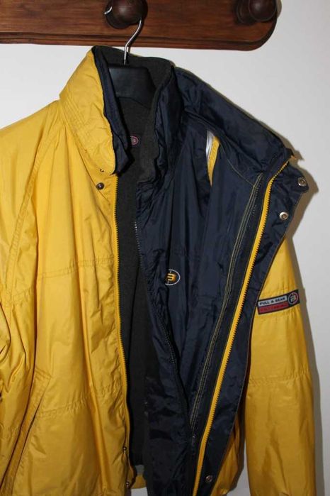 Casaco neve dupla face.