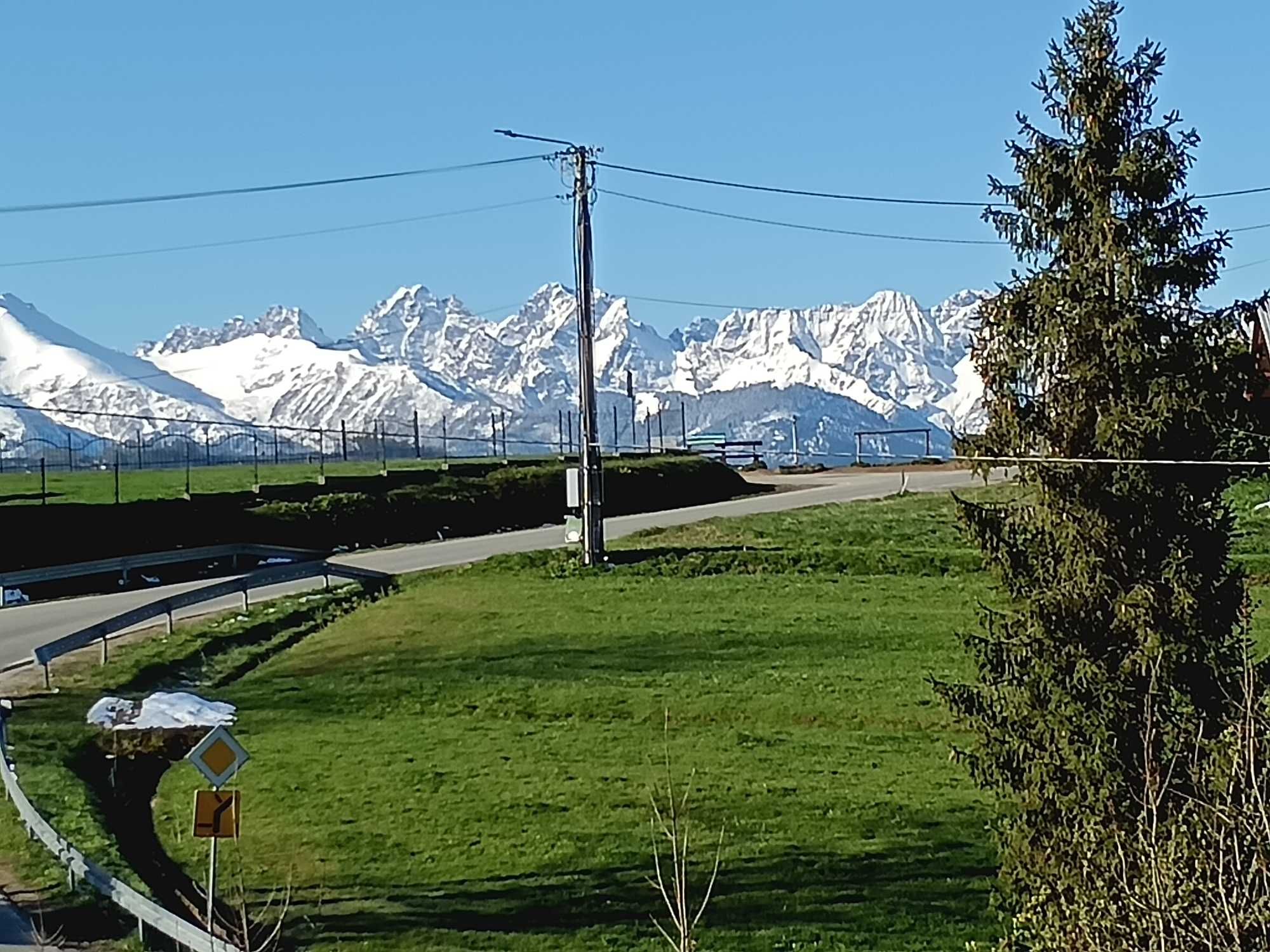 Pokoje Agi w Łapszance z widokiem na  Tatry