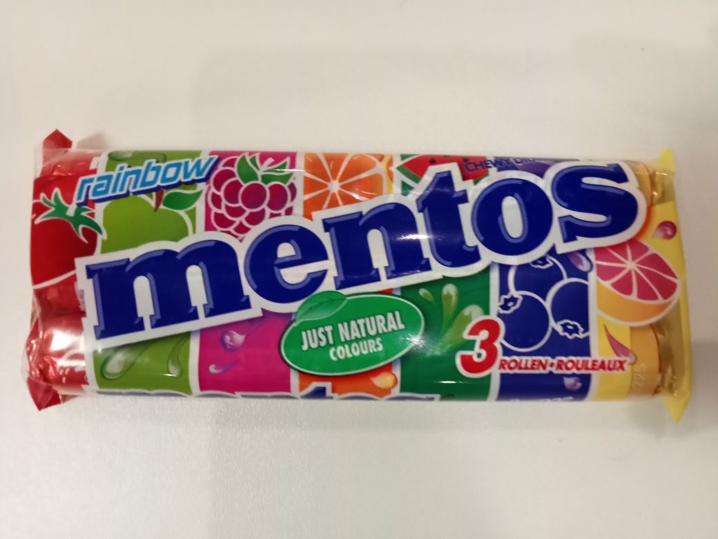 Mentos rainbow 3 szt w opakowaniu