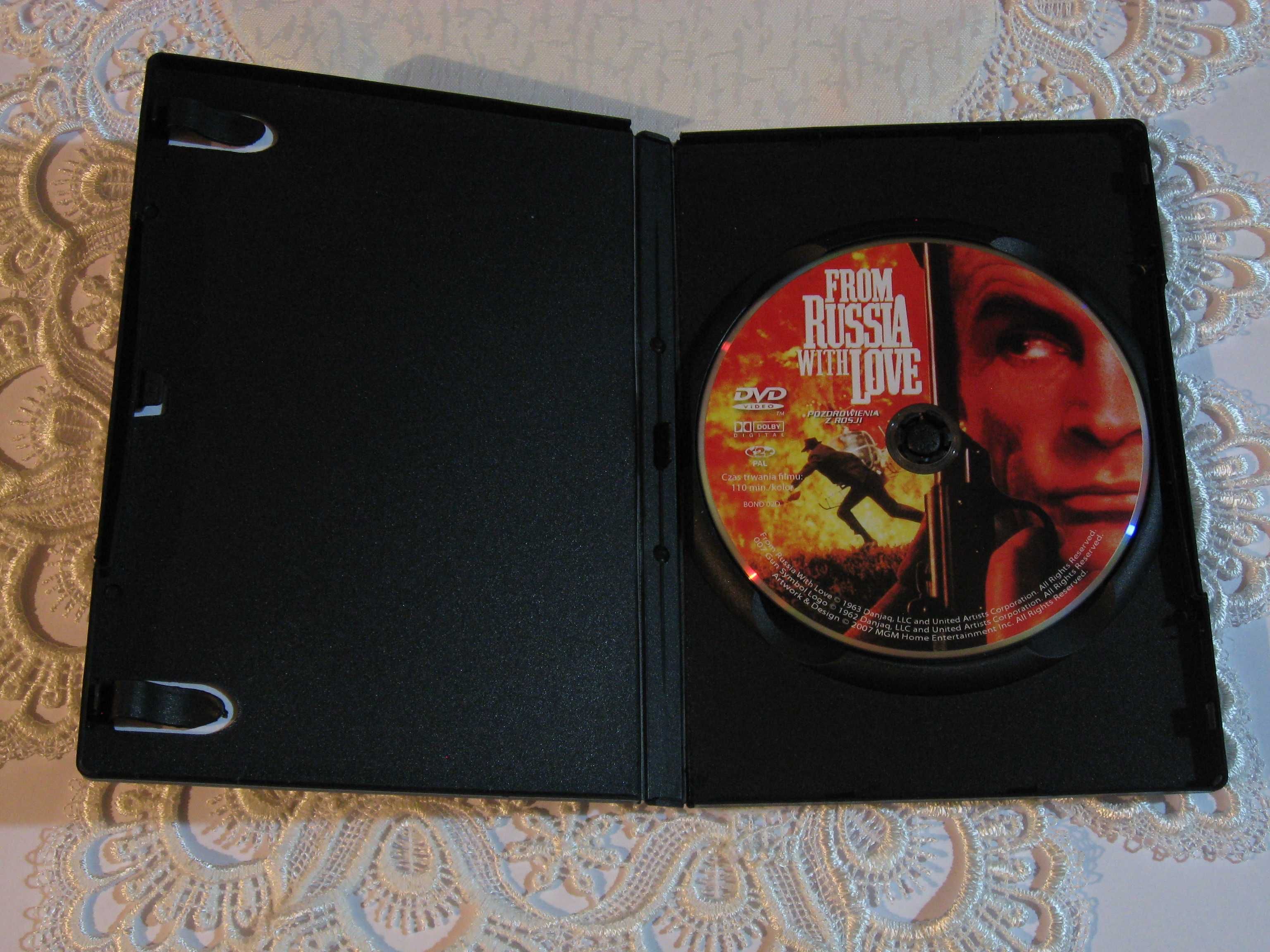 Film DVD James Bond 007 Pozdrowienia z Rosji 1963 Polski Lektor