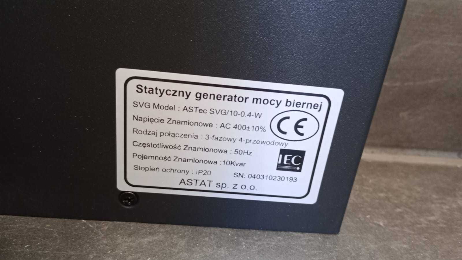 Kompensator mocy biernej 10 Kvar 20 Kvar wraz z przekładnikami Tychy