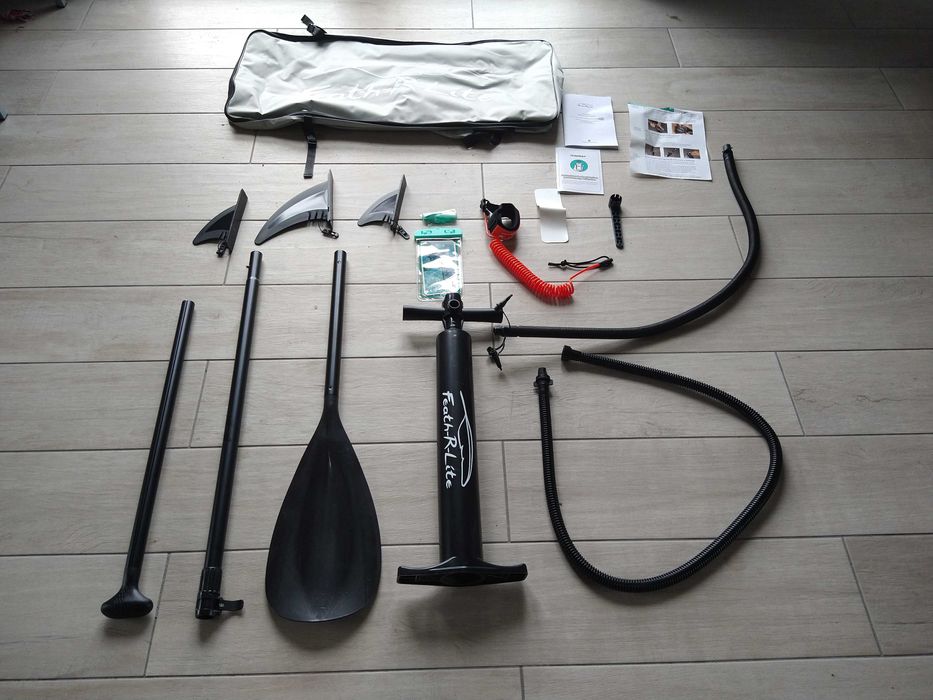 SUP deska KOI FunWater Feath-R-Lite 350cm 180kg + akcesoria Nowa